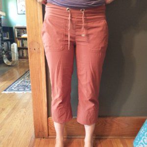 Prana orange Capri pants